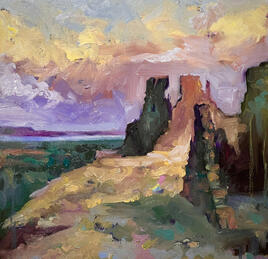 Oil on Canvas (30x30cm)